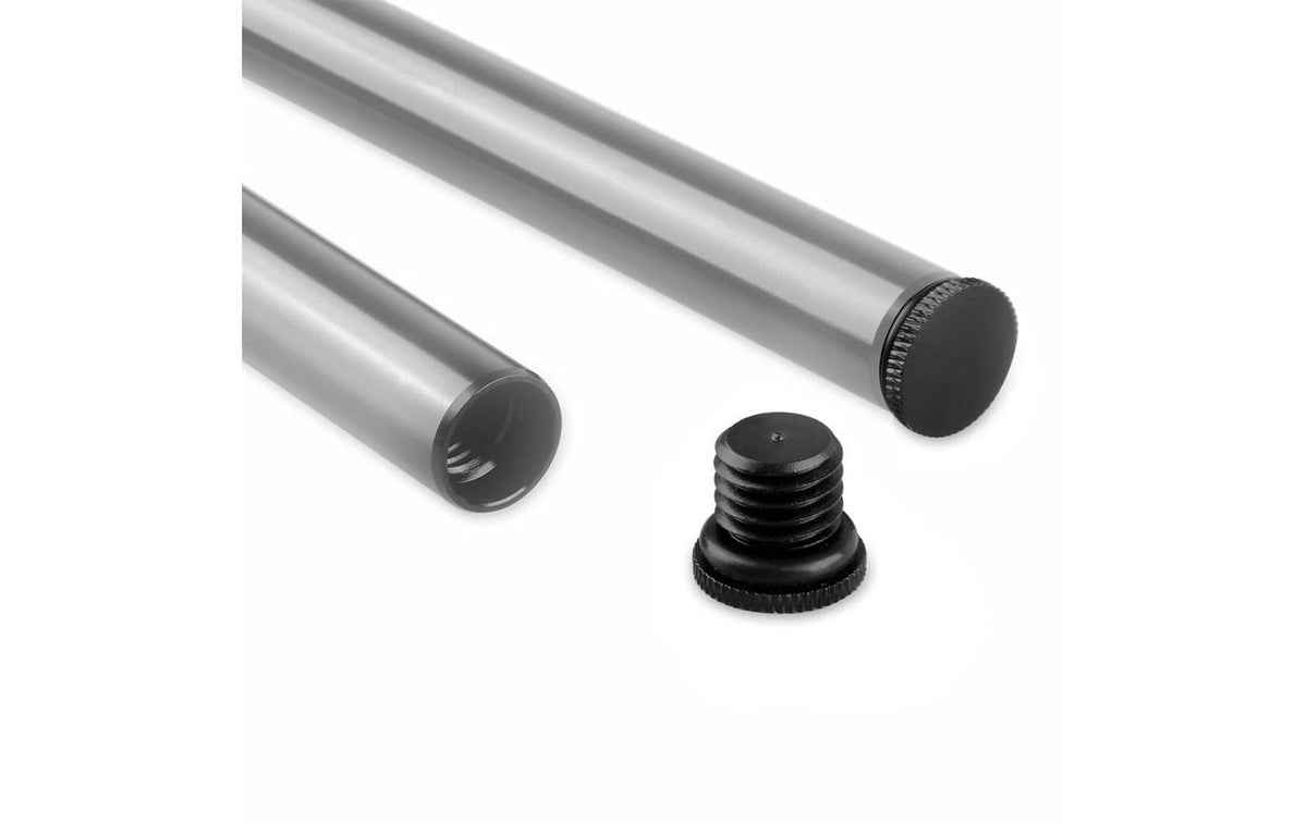 SmallRig 1617 Rod-Endkappe – Aluminium, M12 – für 12 mm Rohr – Schwarz