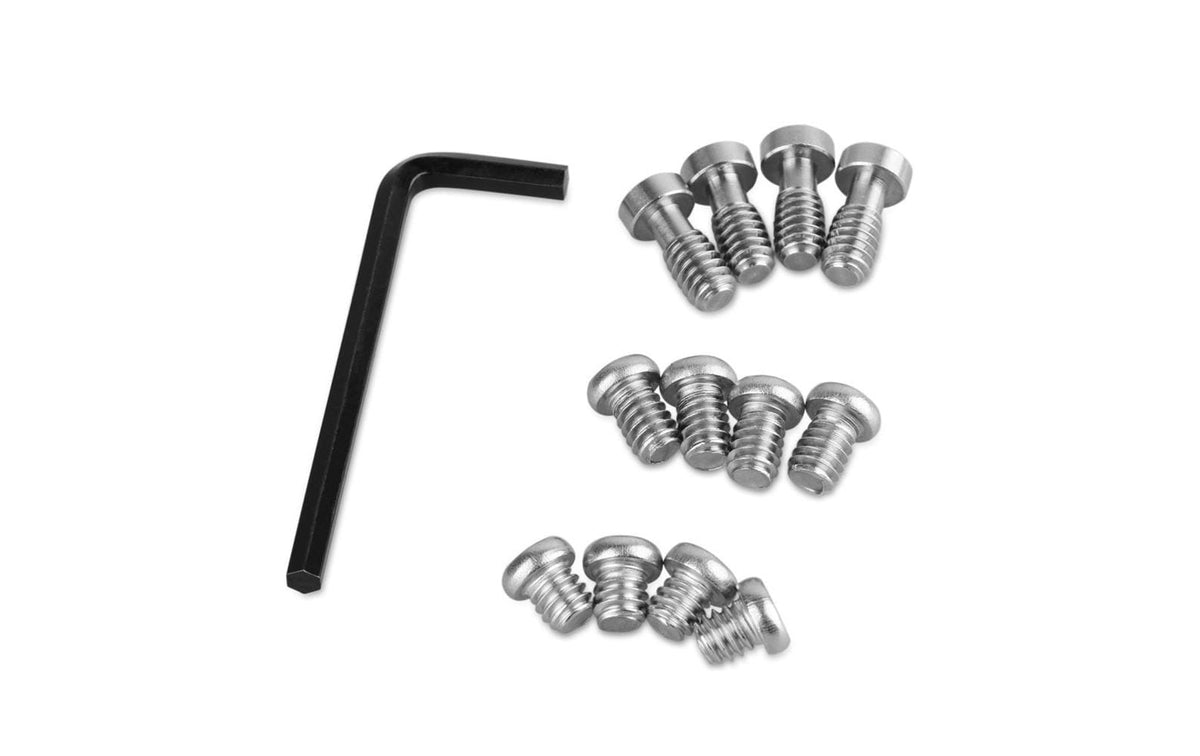 SmallRig 1713 Schraubensatz – 1/4-20" Gewinde – Edelstahl, Silber – 13er-Pack
