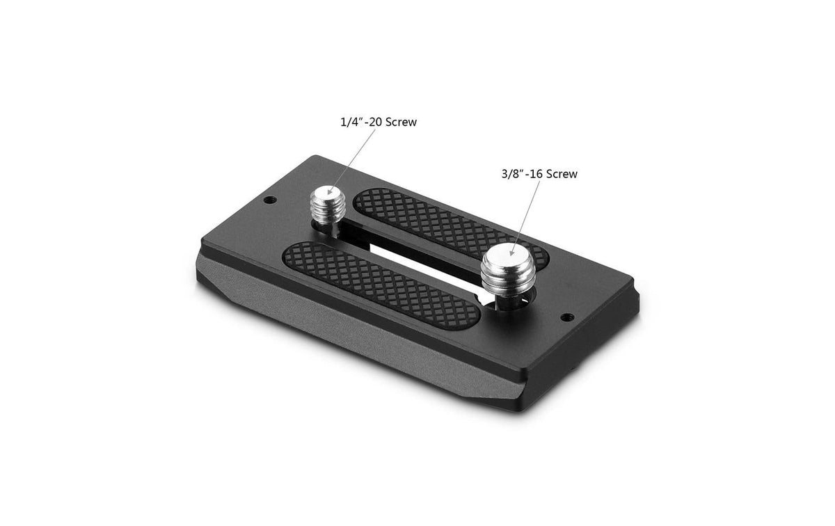 SmallRig 2146B Schnellwechselplatte (Arca-Typ) – Aluminium, 68 × 38,1 × 8 mm, 48 g – für SmallRig 2143, 2145