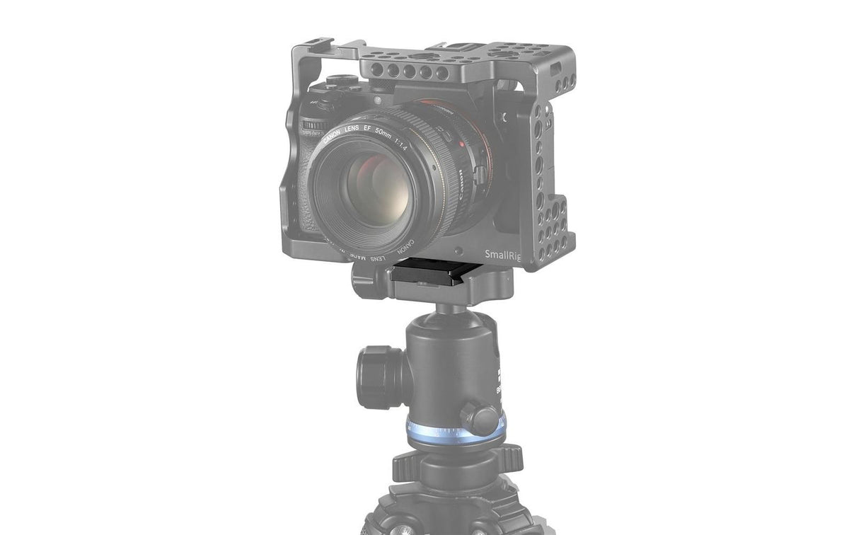 SmallRig 2146B Schnellwechselplatte (Arca-Typ) – Aluminium, 68 × 38,1 × 8 mm, 48 g – für SmallRig 2143, 2145