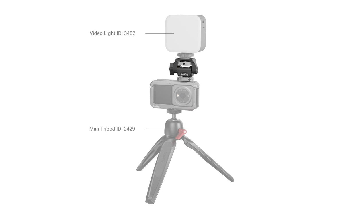 SmallRig 2905 Monitor-Halterung – für SmallHD Focus, SmallHD Focus OLED, SmallHD UltraBright und andere – Schwarz