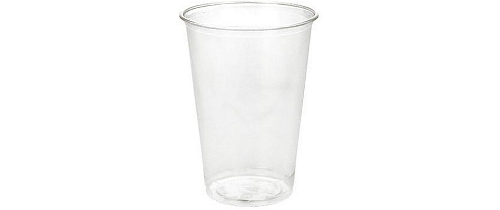 Papstar Trinkbecher PURE, PLA – 2 dl transparent – 50 Stk.