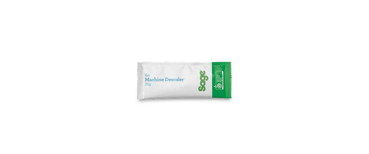 Sage Entkalker (Haushaltsgeräte) für Kaffeemaschine – Pulver, Box – 6×25 g