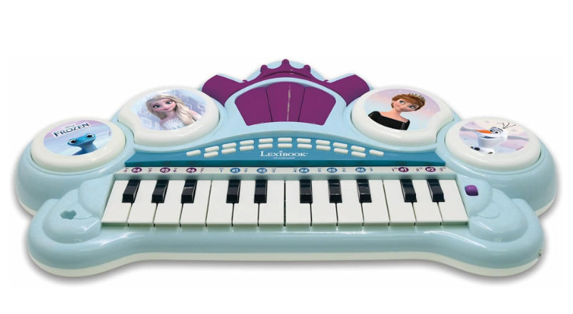 Lexibook Elektronisches Klavier – Disney Frozen – 24 Tasten – 41 × 59 × 21 cm – ab 3 Jahren – hellblau