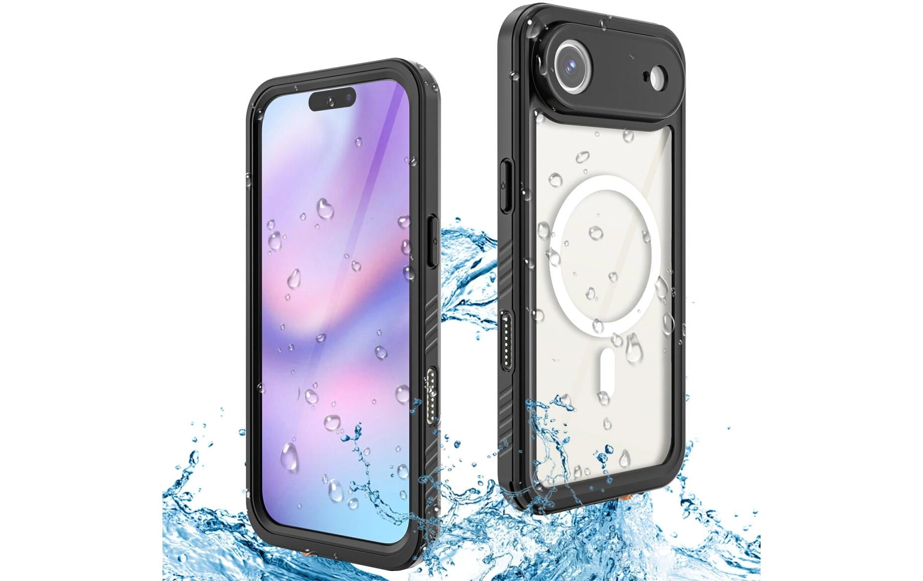 4smarts Backcover – für Apple iPhone 17 Air – schwarz – PC – MagSafe kompatibel, wasserdicht