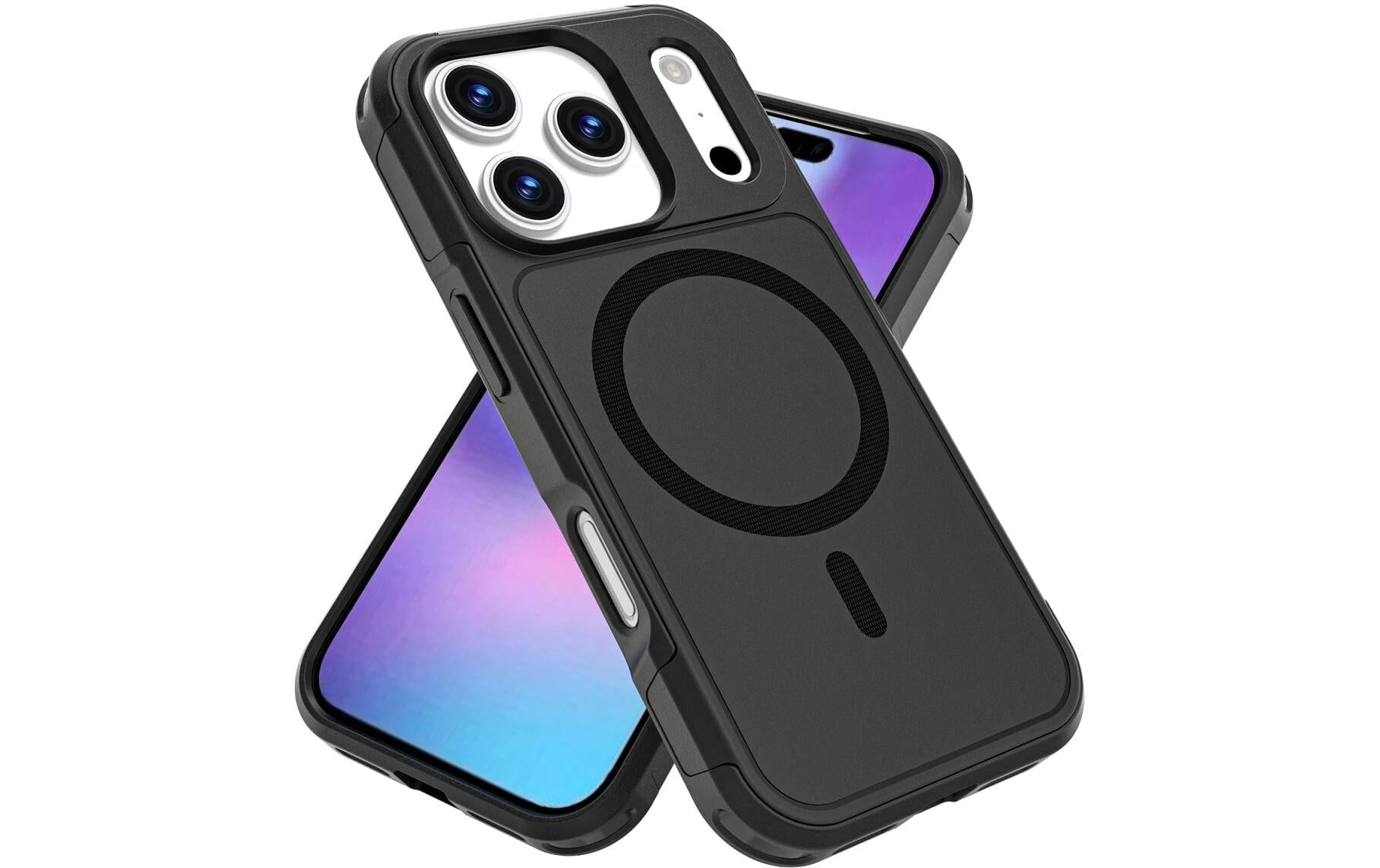 4smarts Backcover Defend – für Apple iPhone 17 Pro – schwarz – TPU/PC – MagSafe-kompatibel