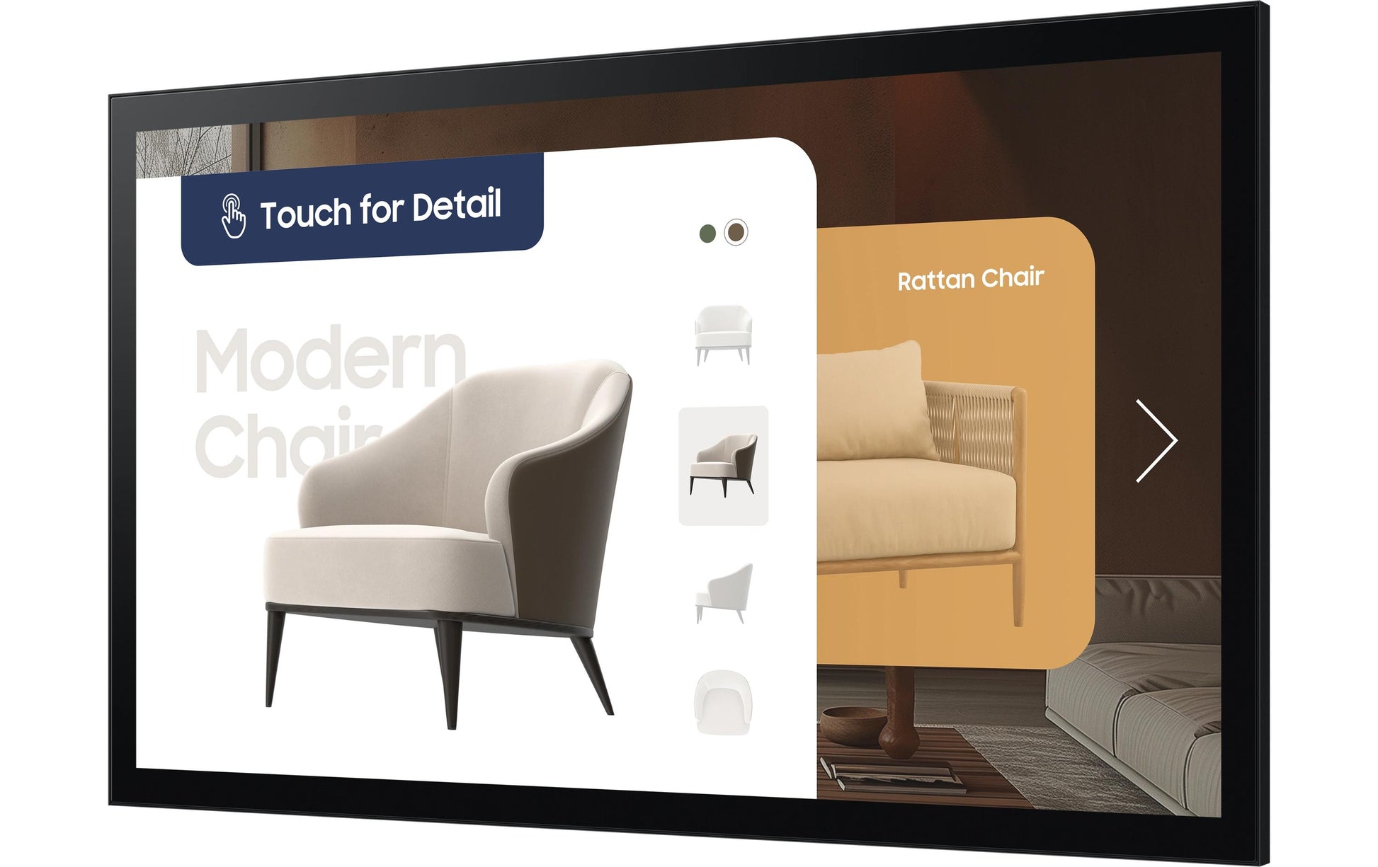 Samsung QM32C-T – 32" Touch, 1920 × 1080 (Full HD), VA, LAN