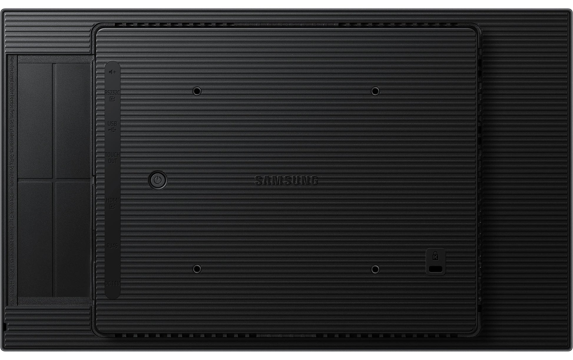 Samsung QB13C-T – 13" Touch, 1920 × 1080 (Full HD), IPS, LAN