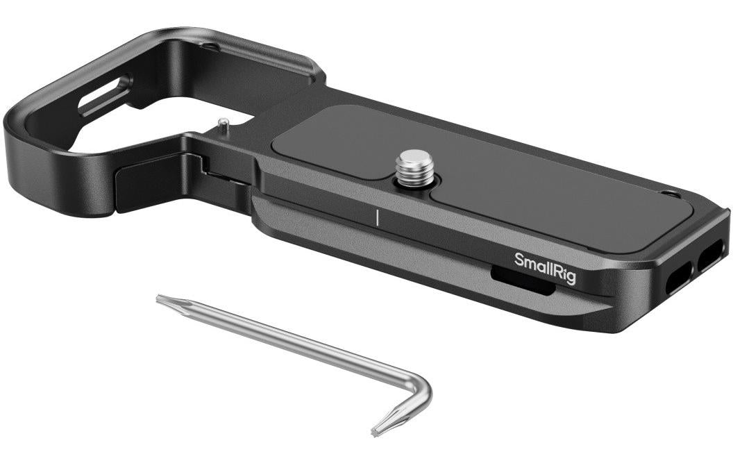SmallRig 5481 Baseplate mit AirTag-Slot – für Sony Alpha 7C II, Alpha 7CR – Schwarz