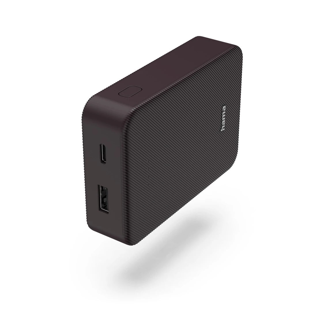 Hama Powerbank 10000 mAh, 1× USB-C, 1× USB-A, für Smartphones, Tablets, Notebooks, Pflaume