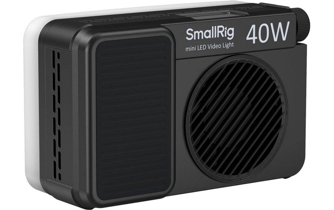 SmallRig RM 40C Streaming Licht – 40 W, 4760 lx, 2700–9999 K, dimmbar, 35,04 Wh Akku – Schwarz