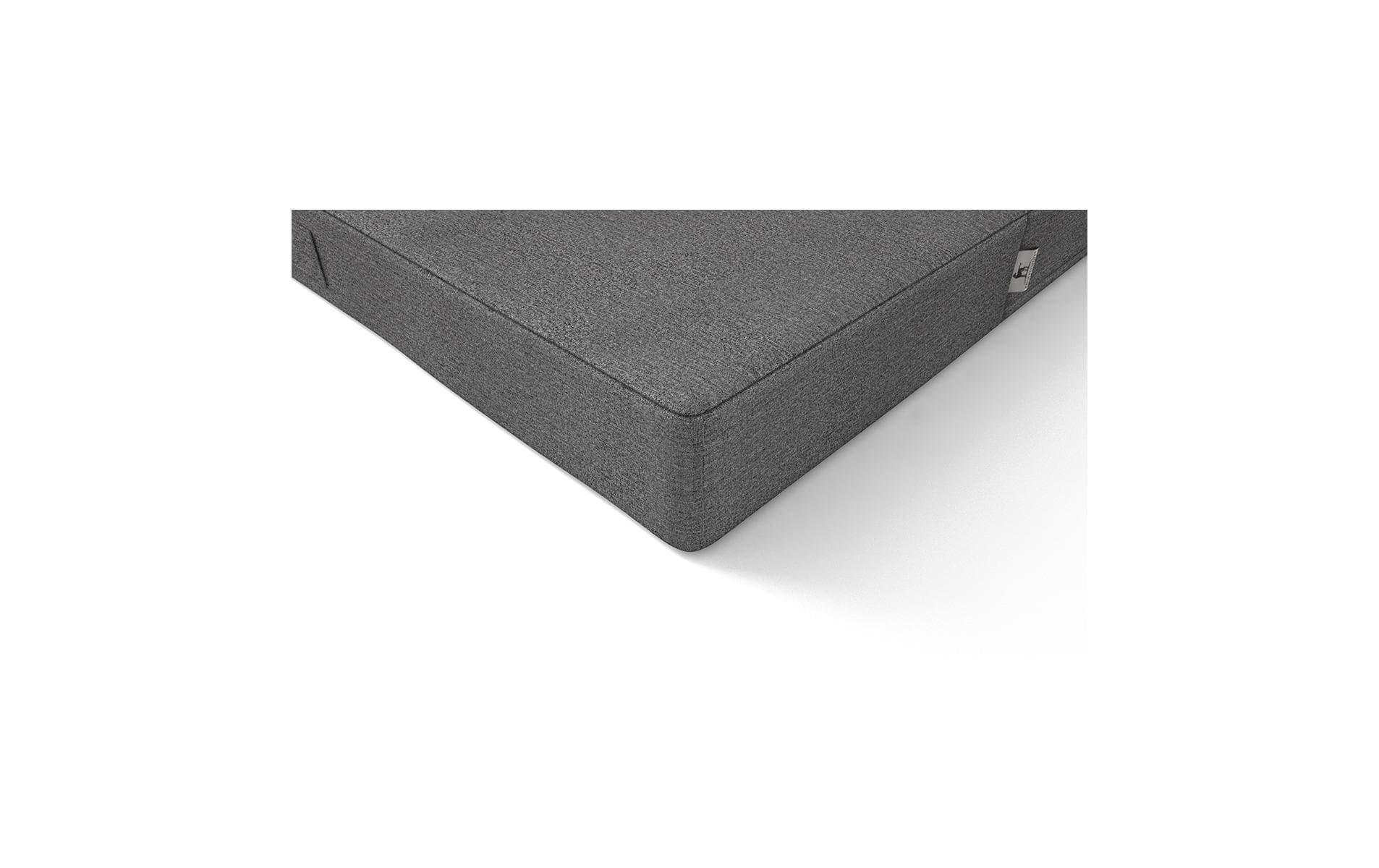 Knuffelwuff Hundekissen – 60 × 80 cm, Bezug waschbar bei 95°, grau