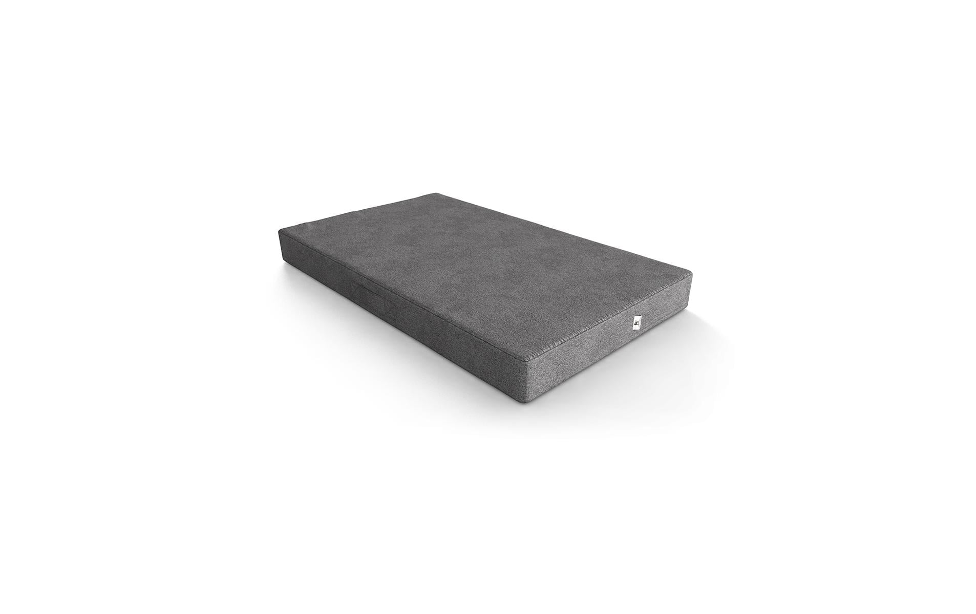Knuffelwuff Lenie XXL Hundekissen – 120 × 72 cm, Bezug waschbar bei 95 °C, grau