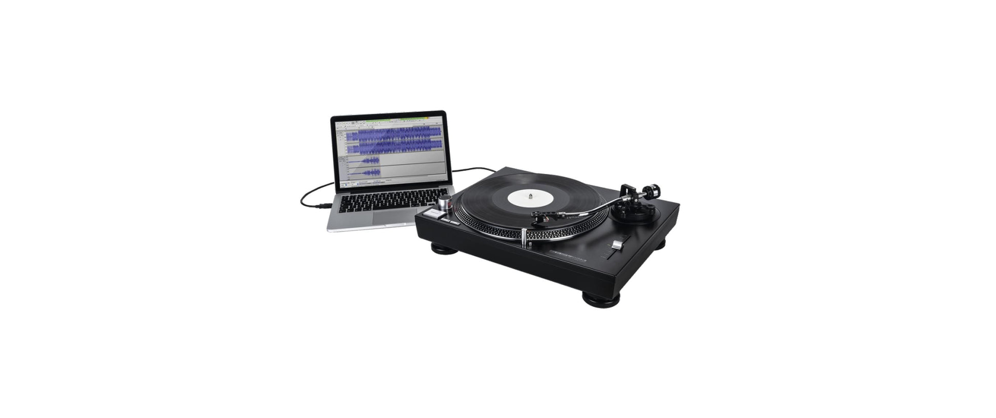Reloop RP-2000 USB MKII – Plattenspieler (Direktantrieb), Phono-Vorverstärker, 33⅓/45 U/min – Schwarz