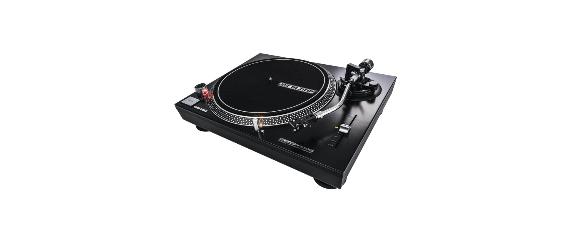 Reloop RP-2000 USB MKII – Plattenspieler (Direktantrieb), Phono-Vorverstärker, 33⅓/45 U/min – Schwarz