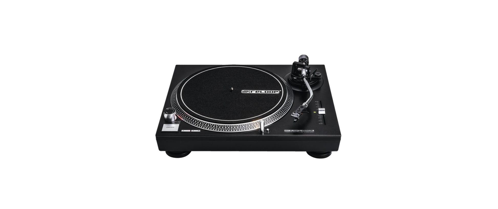 Reloop RP-2000 USB MKII – Plattenspieler (Direktantrieb), Phono-Vorverstärker, 33⅓/45 U/min – Schwarz