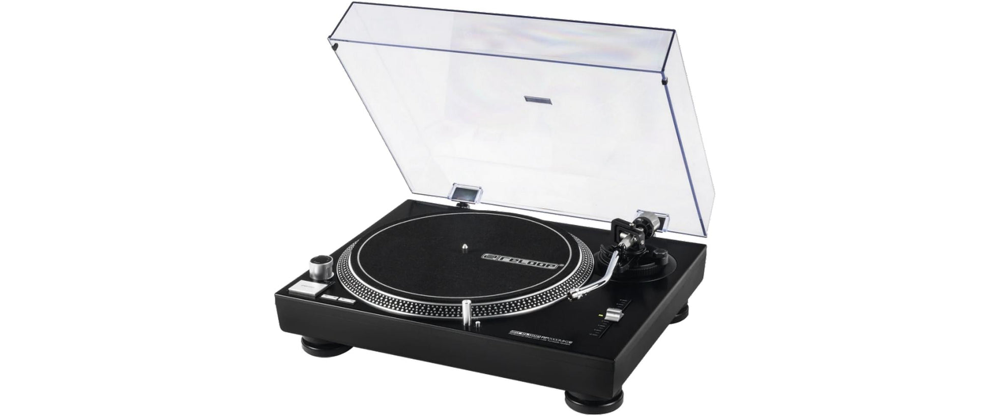 Reloop RP-2000 USB MKII – Plattenspieler (Direktantrieb), Phono-Vorverstärker, 33⅓/45 U/min – Schwarz