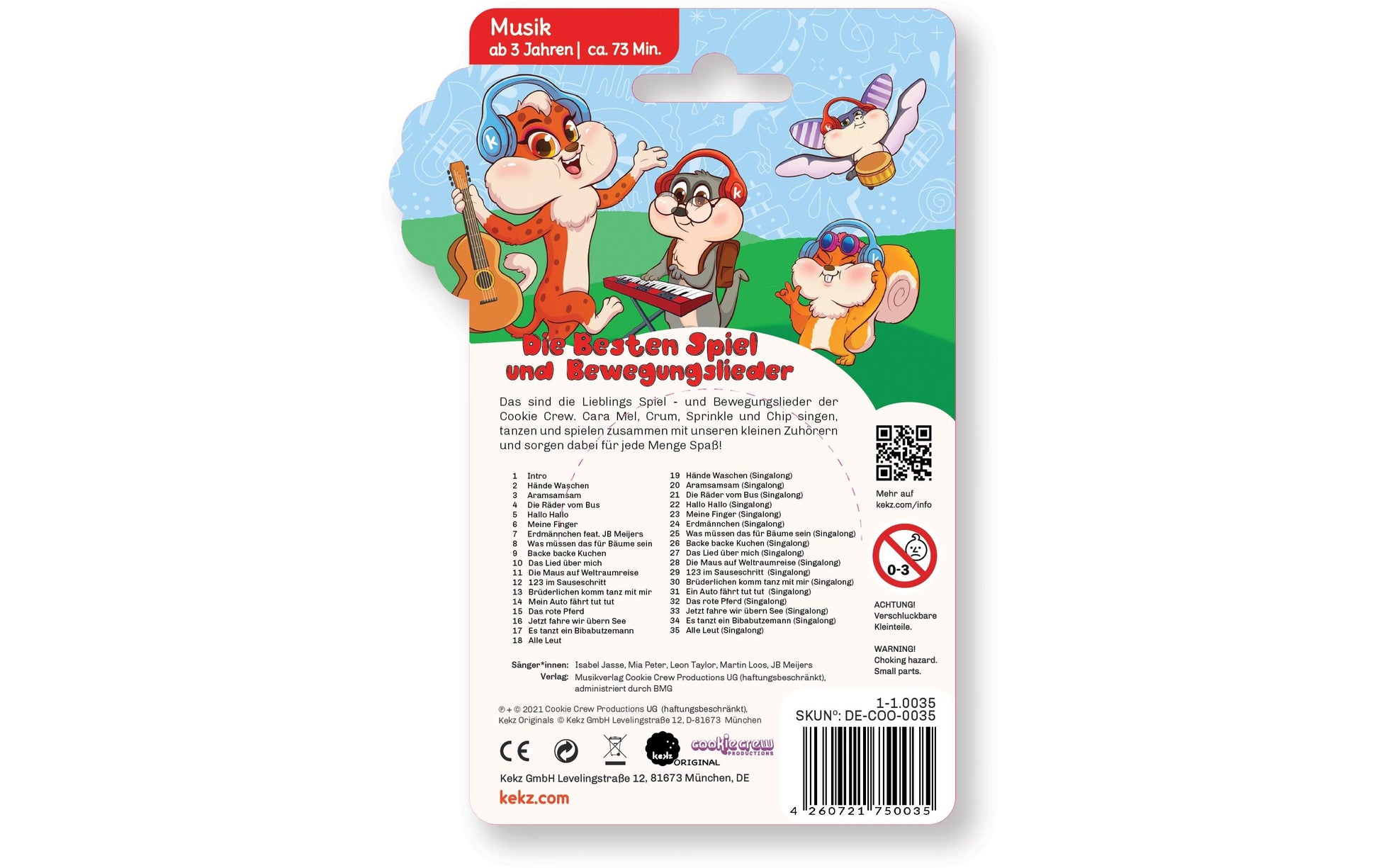 Kekz Chip - Cookie Crew – Audio-Chip – Hörbuch, Deutsch, 64 Min – mehrfarbig