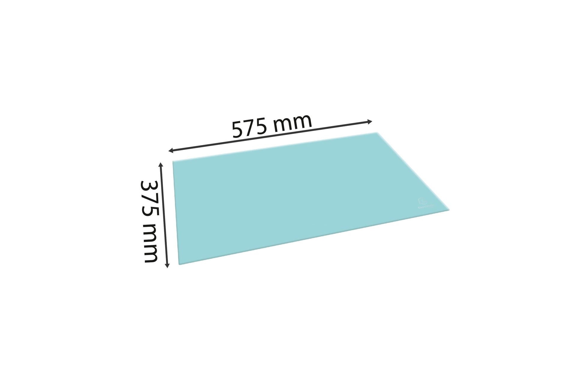 Exacompta Schreibunterlage Aquarel – 575 × 375 mm, Karton, Hellblau, FSC