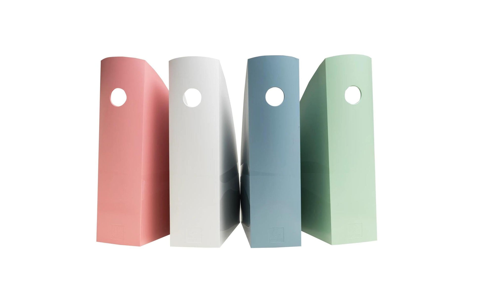 Exacompta Stehsammler – A4+ – Kunststoff – Blaugrau – 82 × 266 × 305 mm