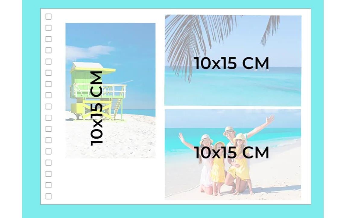 Exacompta Fotoalbum – für 320 × 220 mm, Salbei, Spiralbindung