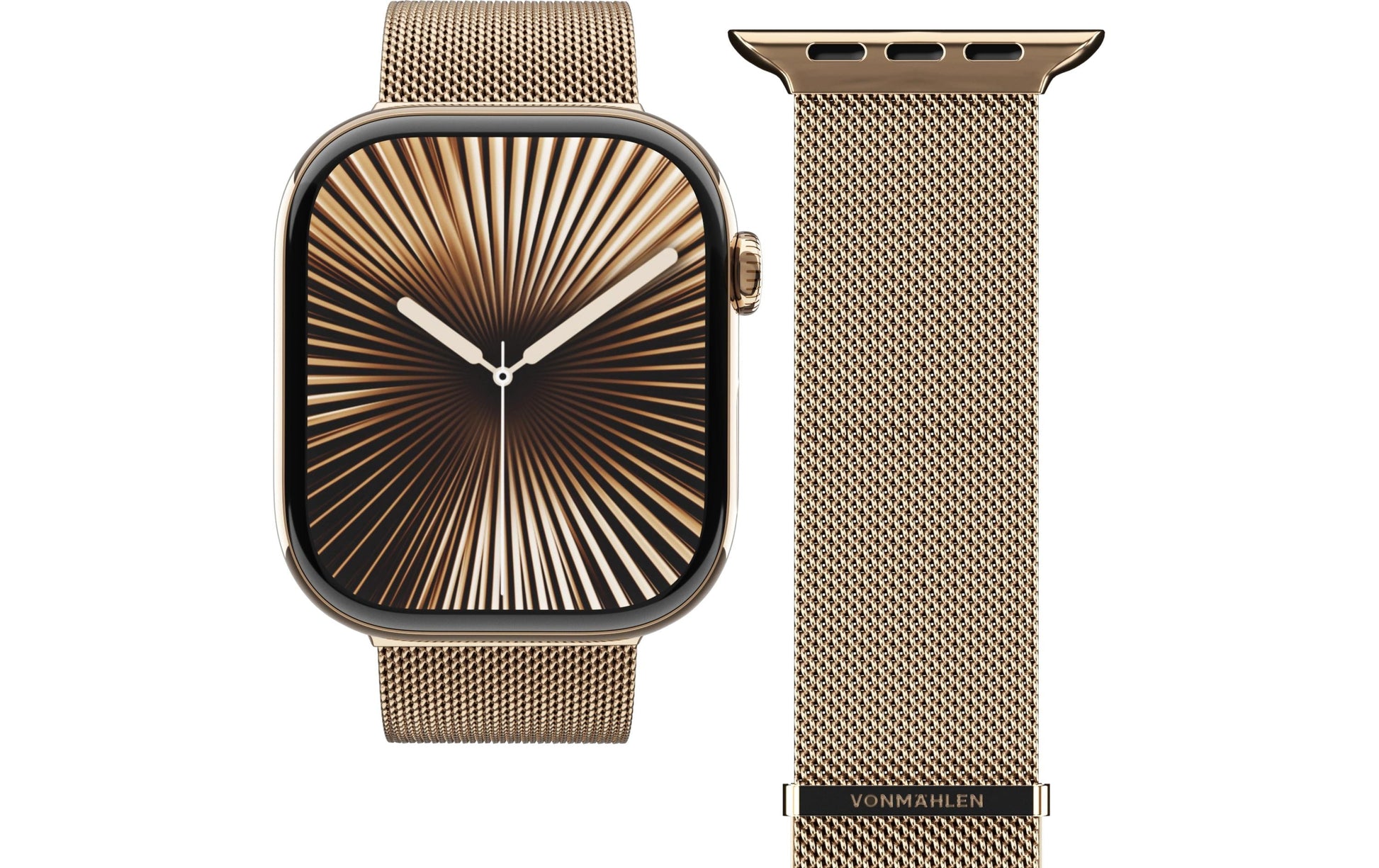 Vonmählen Milanese Loop 2 Sunset Gold – Armband – für Apple Watch (diverse Grössen)