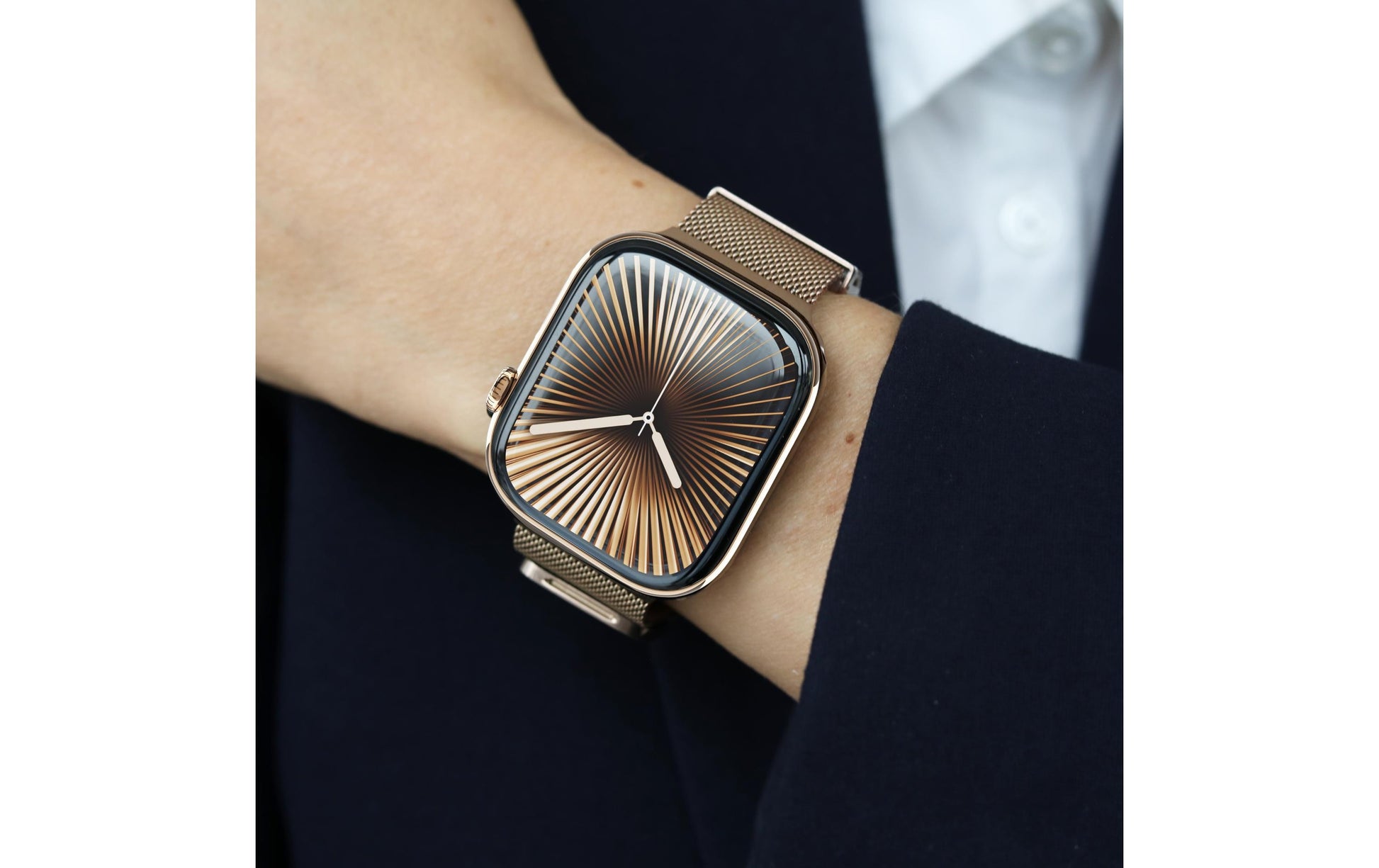 Vonmählen Milanese Loop 2 Sunset Gold – Armband – für Apple Watch (diverse Grössen)