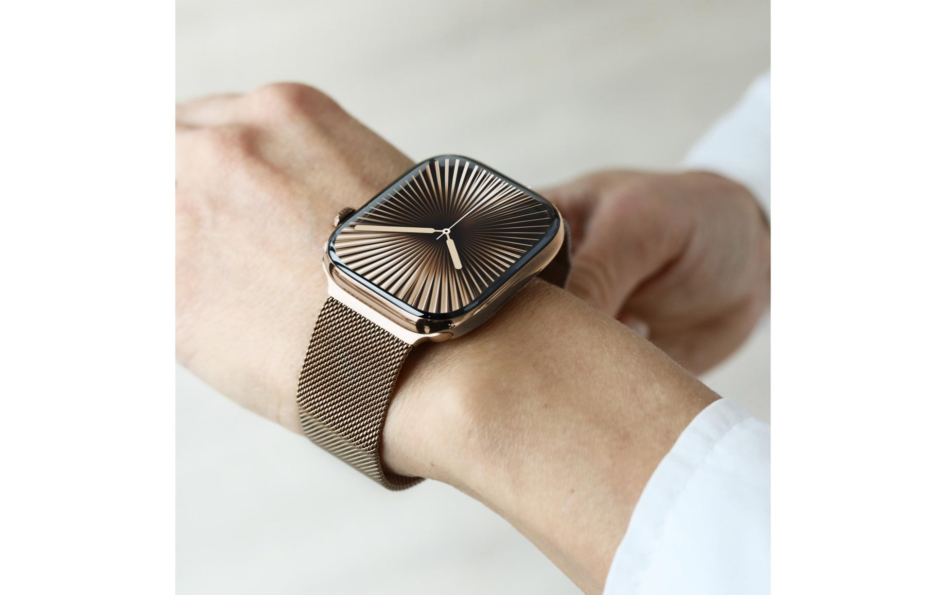 Vonmählen Milanese Loop 2 Sunset Gold – Armband – für Apple Watch (diverse Grössen)