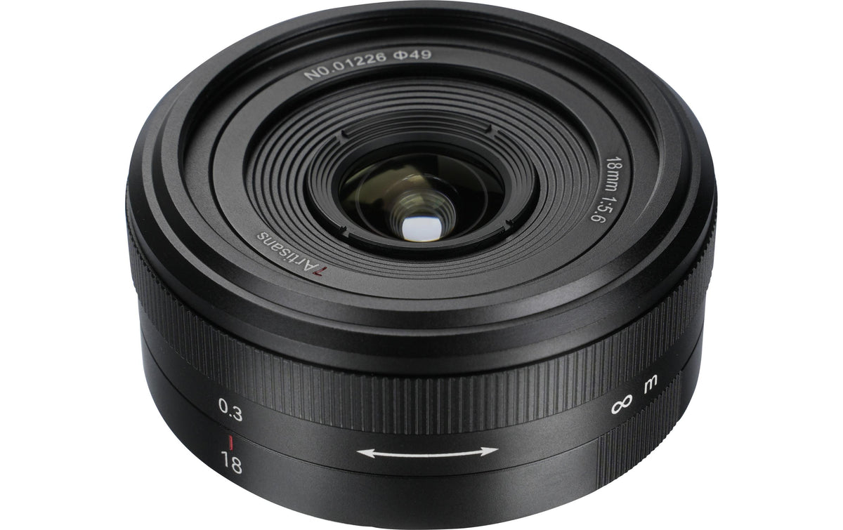 7Artisans 18F56B-L Objektiv (L-Mount) – 18 mm f/5.6 – manuell, Filter 49 mm – für Panasonic, Sigma