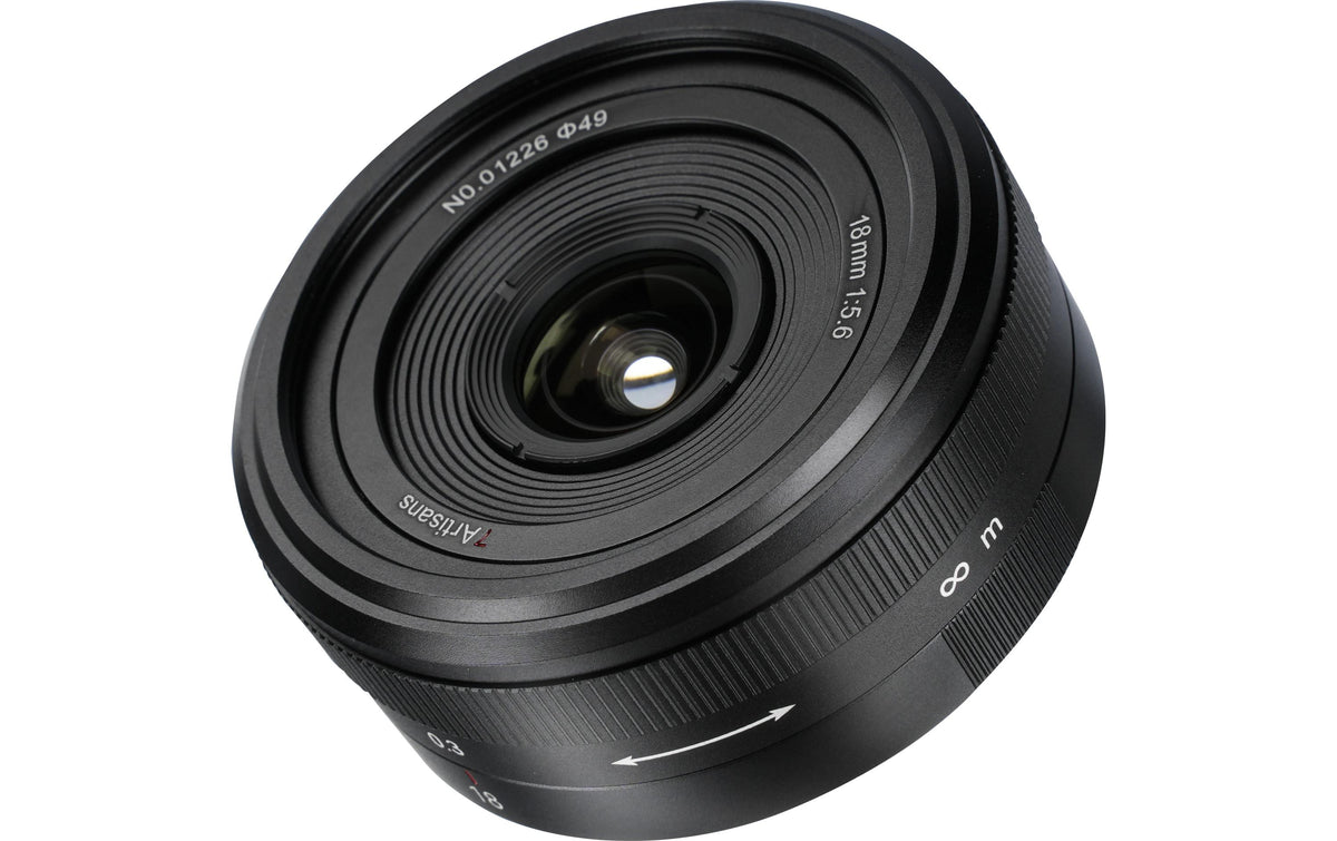 7Artisans 18F56B-L Objektiv (L-Mount) – 18 mm f/5.6 – manuell, Filter 49 mm – für Panasonic, Sigma