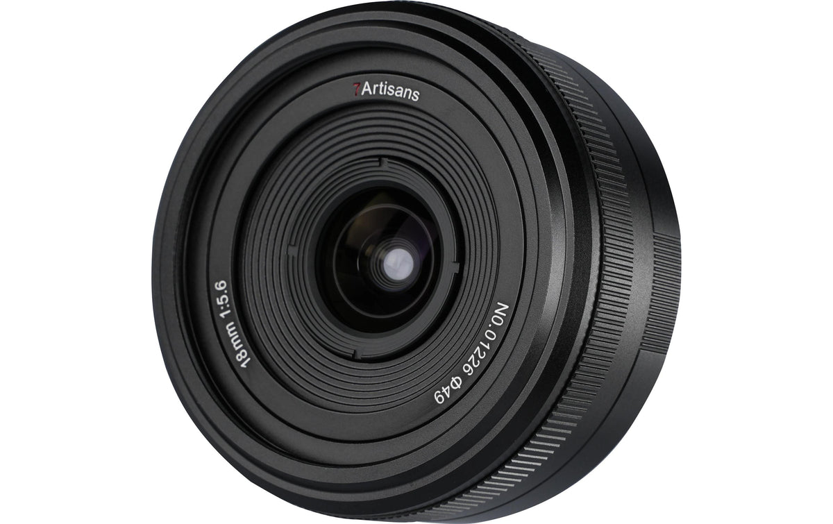 7Artisans 18F56B-L Objektiv (L-Mount) – 18 mm f/5.6 – manuell, Filter 49 mm – für Panasonic, Sigma