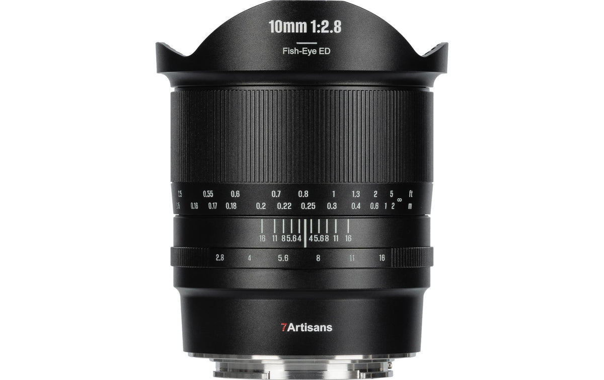 7Artisans 10F28B-Z II Objektiv – 10 mm f/2.8 Nikon Z – Fisheye, Vollformat, Manuell, 602 g