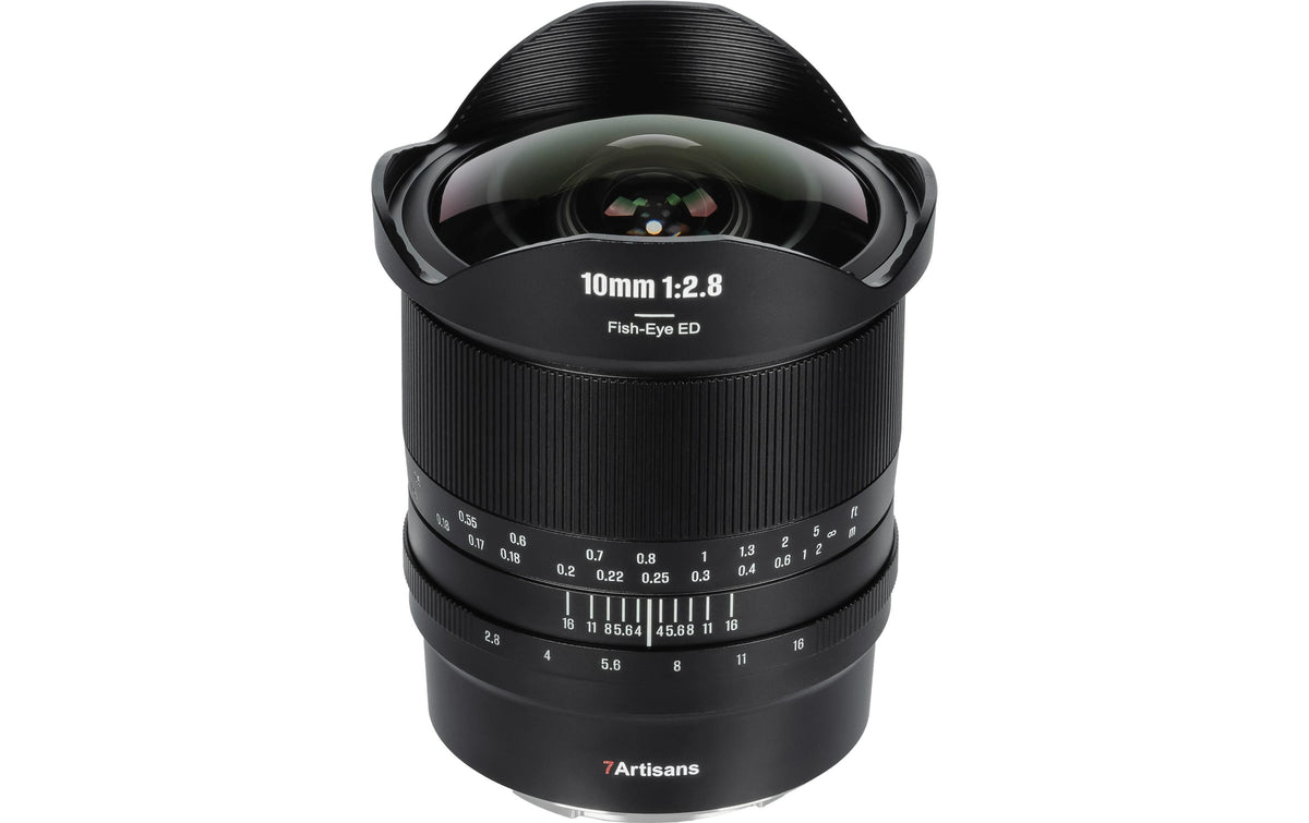 7Artisans 10F28B-L II Objektiv L-Mount – 10 mm f/2.8 – Fisheye, Vollformat, Manuell – für Panasonic