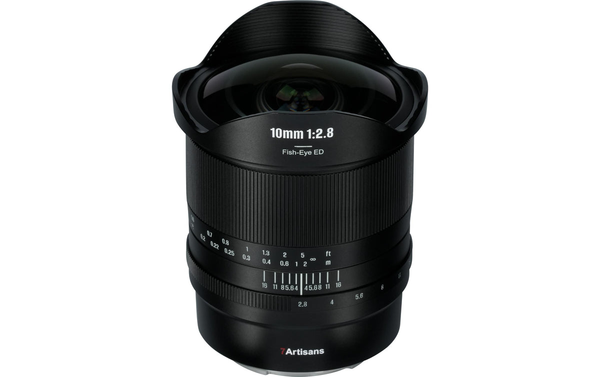 7Artisans 10F28B-L II Objektiv L-Mount – 10 mm f/2.8 – Fisheye, Vollformat, Manuell – für Panasonic
