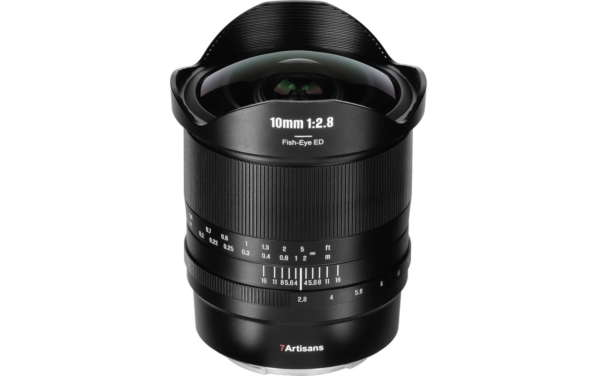 7Artisans 10F28B-L II Objektiv L-Mount – 10 mm f/2.8 – Fisheye, Vollformat, Manuell – für Panasonic