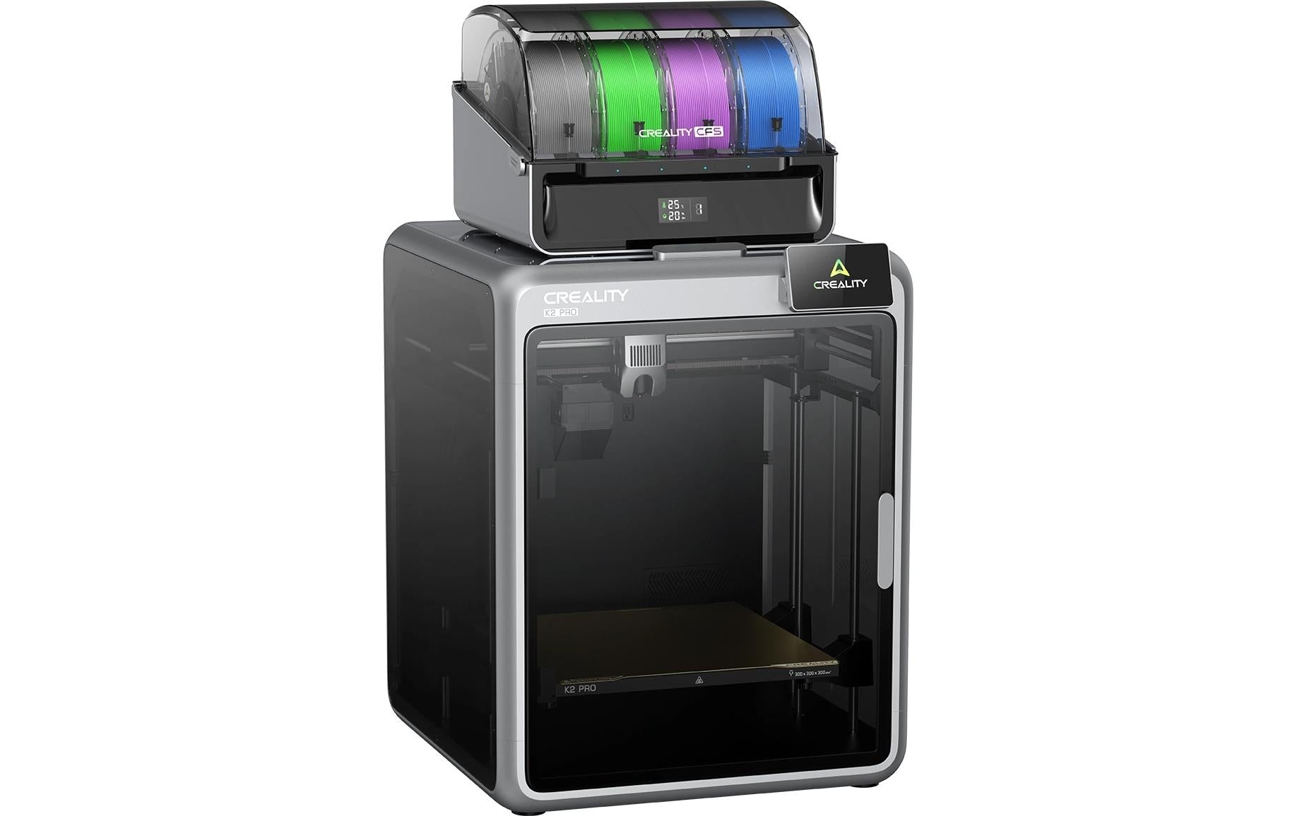 Creality 3D Creality K2 Pro inkl. CFS – FDM 3D-Drucker, 300×300×300 mm, 1 Extruder, 0,10 mm