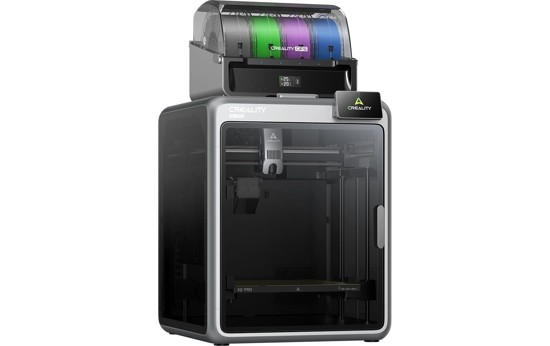 Creality 3D Creality K2 Pro inkl. CFS – FDM 3D-Drucker, 300×300×300 mm, 1 Extruder, 0,10 mm