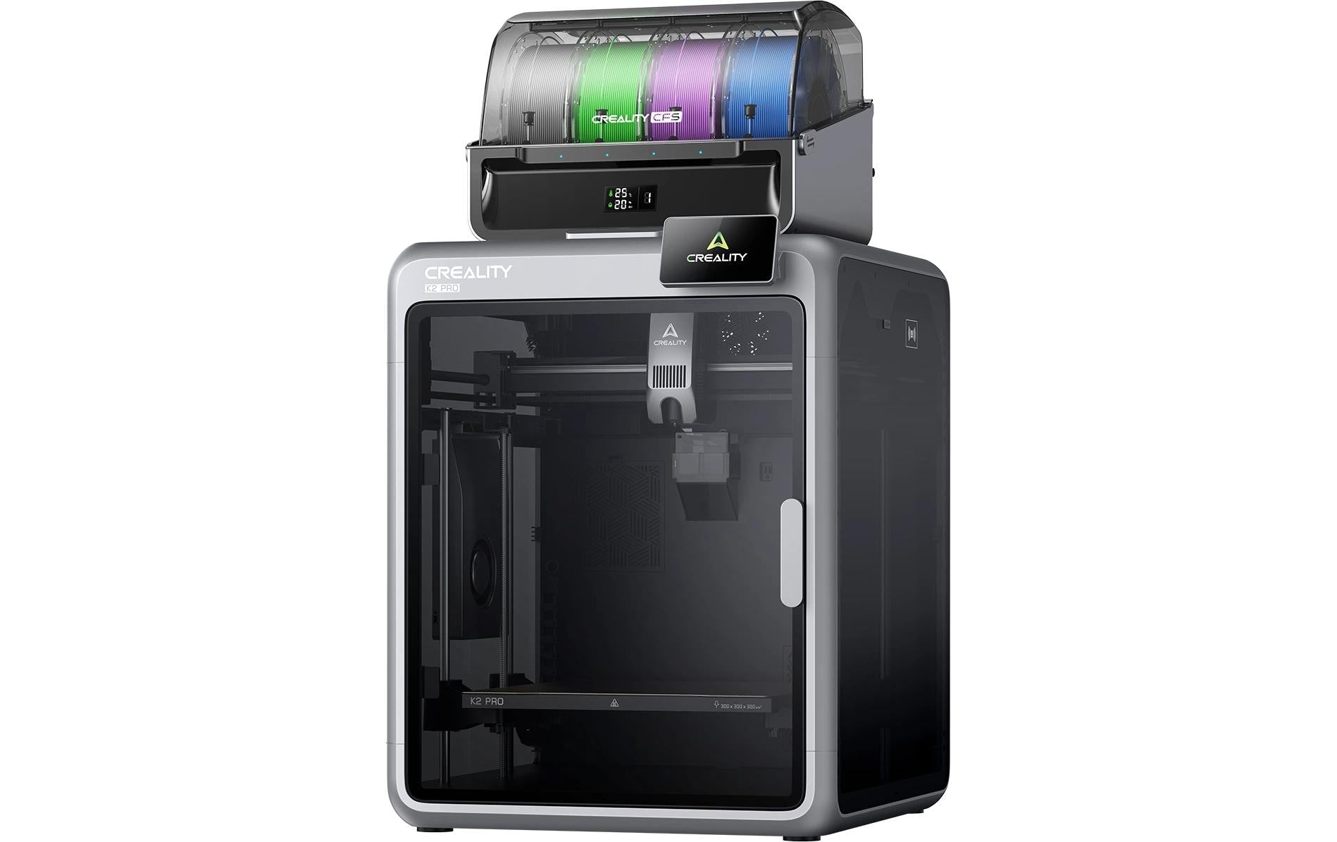 Creality 3D Creality K2 Pro inkl. CFS – FDM 3D-Drucker, 300×300×300 mm, 1 Extruder, 0,10 mm
