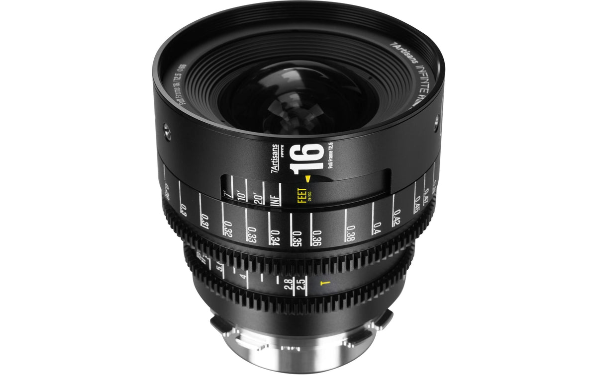 7Artisans 16T25B-PL Arri PL Kinoobjektiv – 16 mm T2,5 – für Vollformat