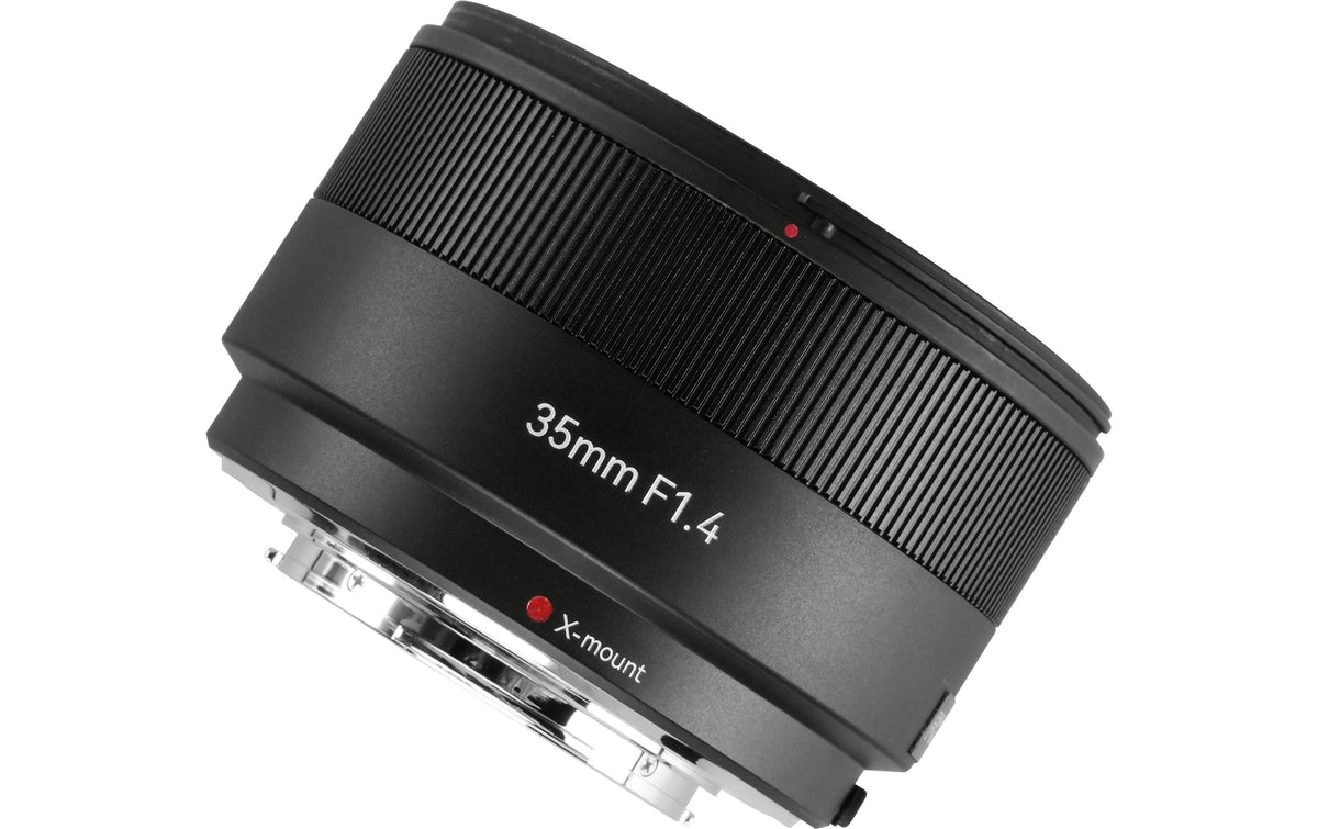 7artisans AF35F14B-FX Fujifilm X-Mount Objektiv – 35 mm f/1.4 – Schwarz