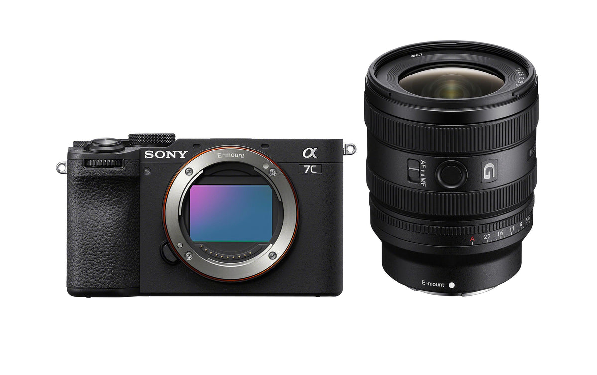 Sony Alpha 7CII Kit 16–25 mm f/2.8 G – Vollformat, 34,1 MP, 4K, Schwarz