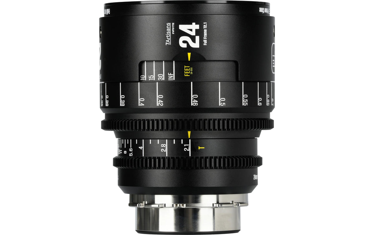 7Artisans 24T21B-PL INF Kinoobjektiv – PL-Bajonett – 24 mm T2,1 – für Arri PL
