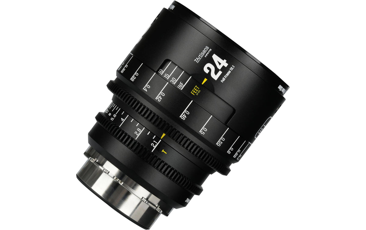 7Artisans 24T21B-PL INF Kinoobjektiv – PL-Bajonett – 24 mm T2,1 – für Arri PL