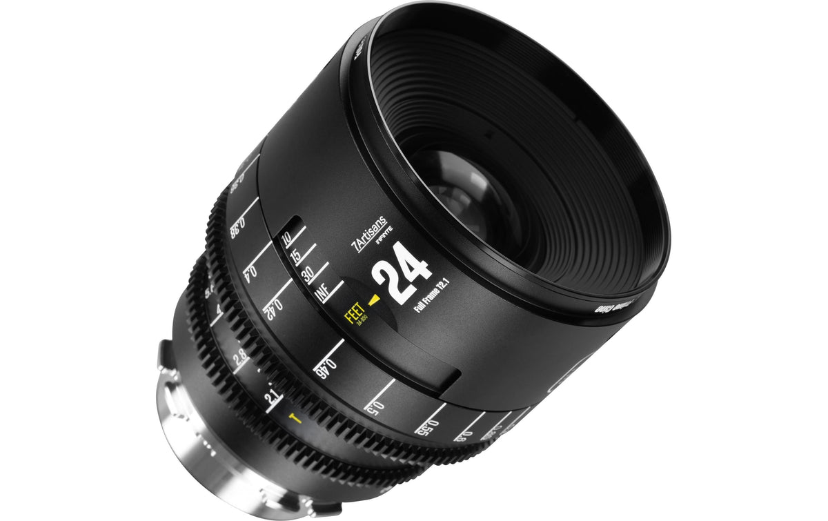 7Artisans 24T21B-PL INF Kinoobjektiv – PL-Bajonett – 24 mm T2,1 – für Arri PL