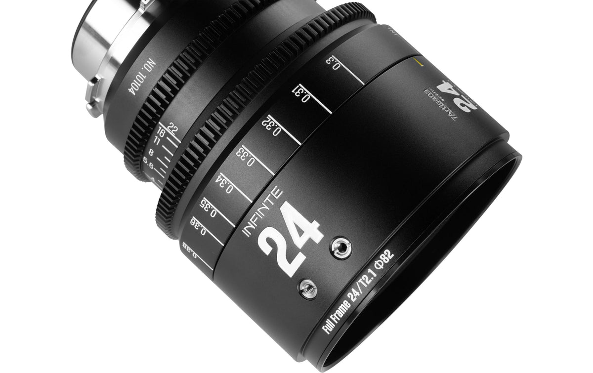 7Artisans 24T21B-PL INF Kinoobjektiv – PL-Bajonett – 24 mm T2,1 – für Arri PL