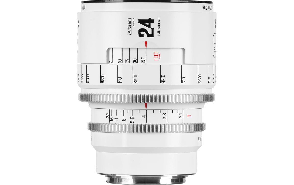 7Artisans 24T21W-EF INF Kinoobjektiv – 24 mm T/2,1 – für Canon (EF-Bajonett)