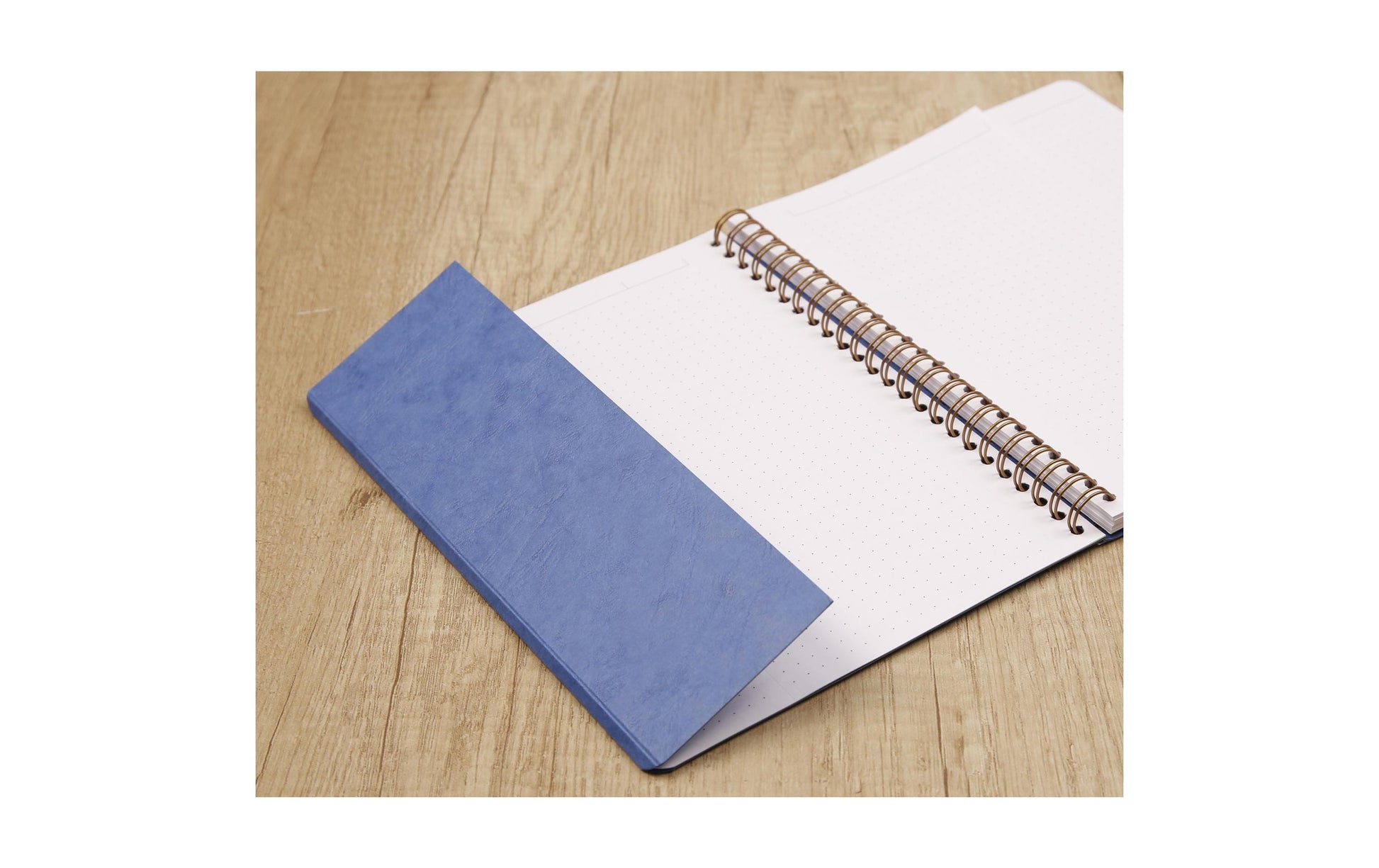 Clairefontaine Notizbuch – A5+ – 120 Seiten – 90 g/m² – Doppelspirale, perforiert, Einstecktasche, grün, PEFC