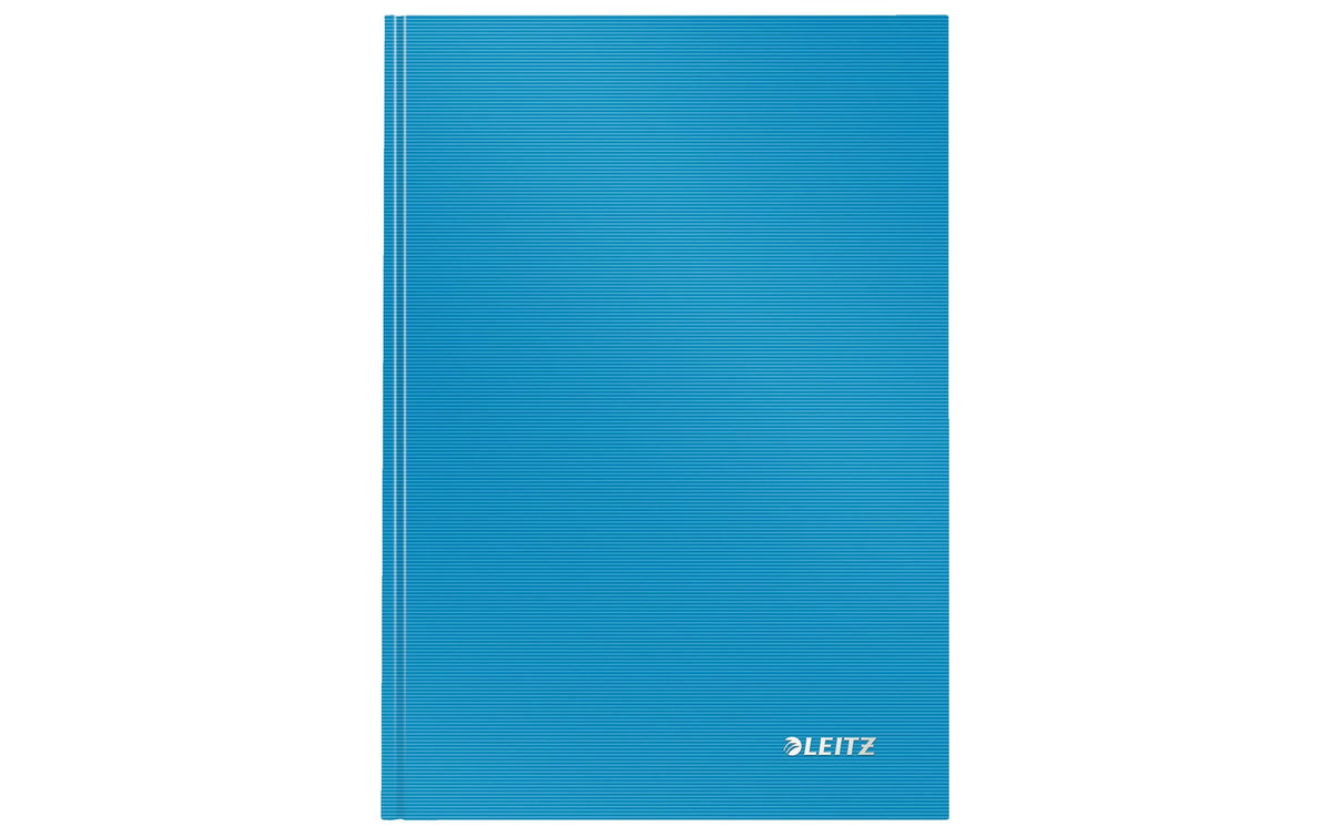 Leitz Notizbuch – A5 – kariert 5 mm – 80 Seiten – 90 g/m² – Hardcover – hellblau – FSC