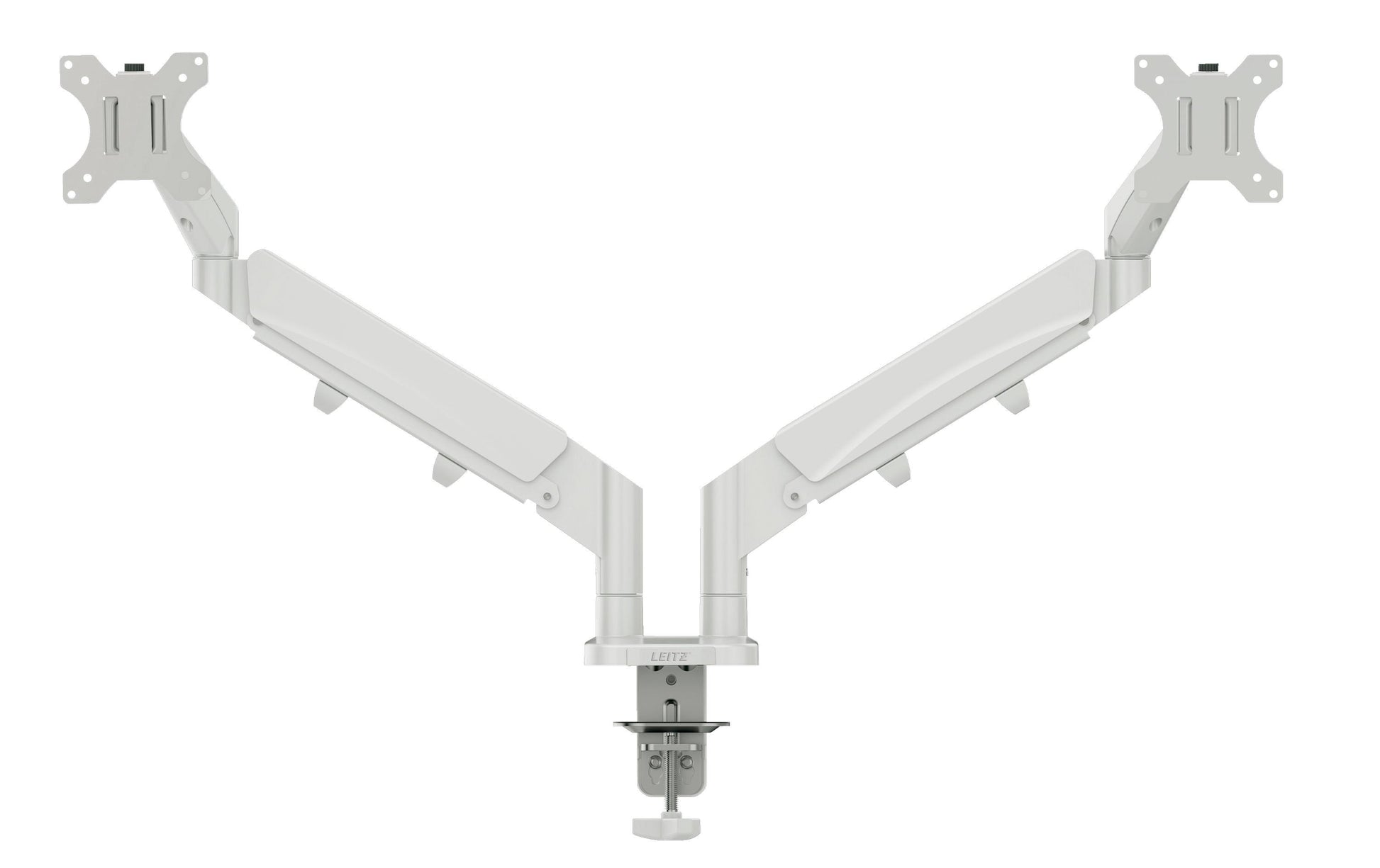 Leitz Ergo 65370085 – Monitorarm, Dual, bis 32", VESA 75 × 75/100 × 100 mm, 9 kg, grau