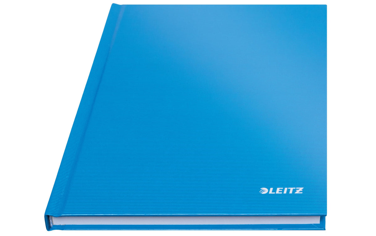 Leitz Notizbuch – A5 – kariert 5 mm – 80 Seiten – 90 g/m² – Hardcover – hellblau – FSC